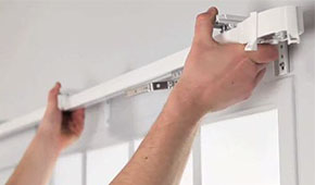 установка карниза